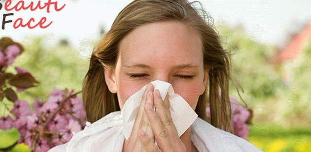 La reazione del corpo alle allergie