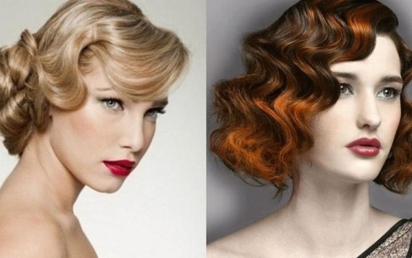 Arco classico con riccioli su capelli medi