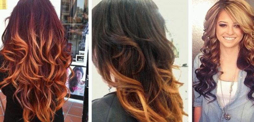 Riccioli sui capelli lunghi