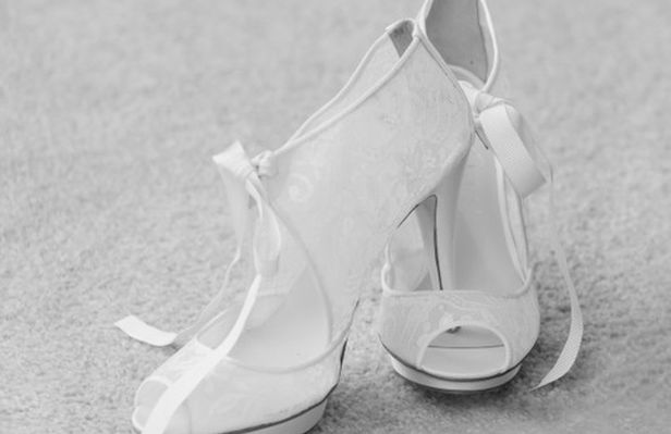 scarpe da sposa bianche