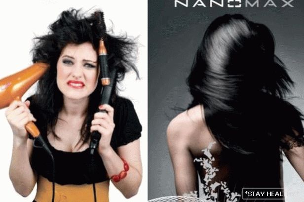 Trattamento dei capelli Nanomax