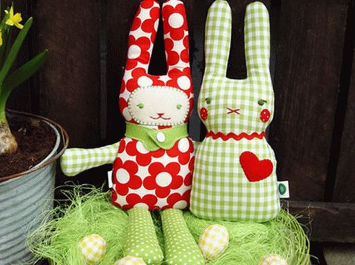 Artigianato per Pasqua: Cuci un coniglietto