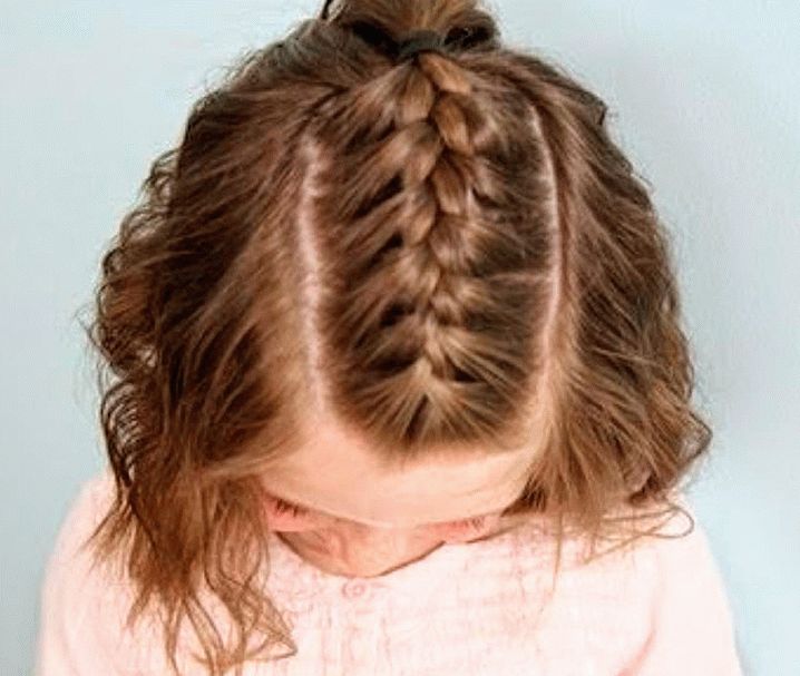 Acconciature per bambini per ragazze per ogni giorno in 5 minuti su capelli medi