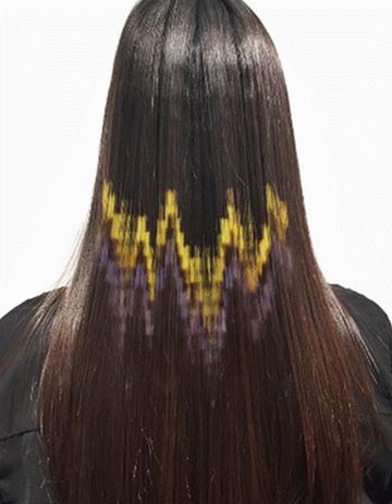 Lo schermo Art Pixel illumina la colorazione dei capelli dei graffiti dei giovani