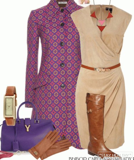 Passione viola: borsa viola con niente носить?...