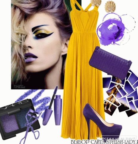 Passione viola: borsa viola con niente носить?...